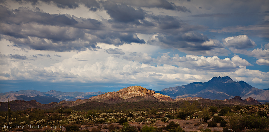 Desert Light Subtle light on a mountain in the Arizona desert.