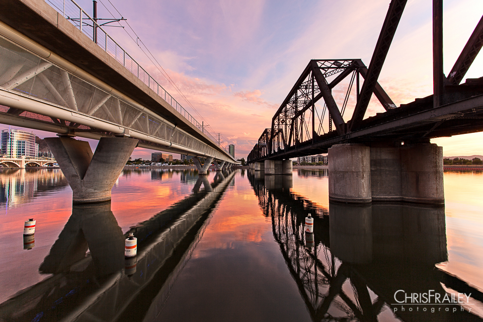 Sunset on Tempe Town Lake | Chris Frailey Photography Tempe Town Lake Sunset